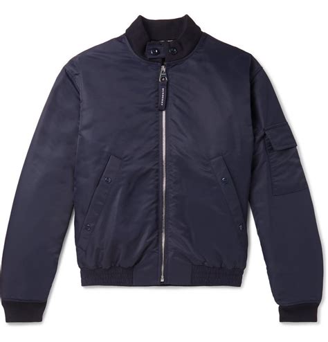 burberry navy bomber jacket|Burberry windbreaker jacket.